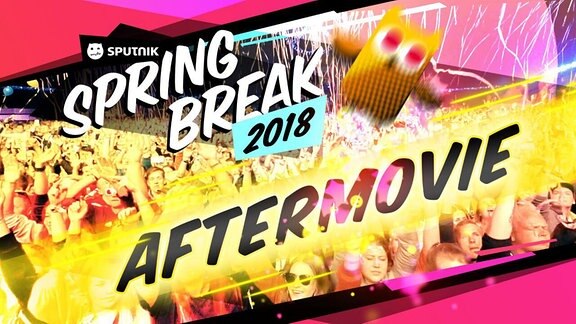 SPRING BREAK 2018 - Aftermovie als Schriftzug